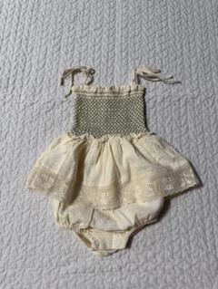 LIILU ー Rustic Dobby ロンパース