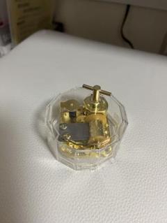 ハート型オルゴール 金色装飾 ハート型オルゴール 金色装飾