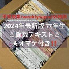 2024年最新版 六年生⭐︎算数平常/weeklysapix/SS特訓