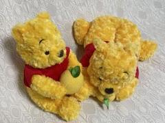 プーさん・Yuzu Pooh：ティッシュボックスカバー＆ぬいぐるみ２点セット プーさん・Yuzu Pooh：ティッシュボックスカバー＆ぬいぐるみ2