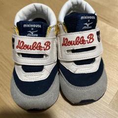極美品！ミキハウス × ミズノ Double-B キッズシューズ 13.5cm