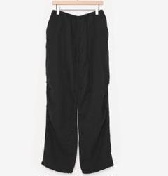 COMOLI 25SS フェードブラックニータックパンツ サイズ1