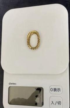 喜平リング 6面ダブル　ソフトタイプ 21号　3g GOLD オーダー特注品