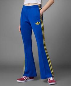✅adidas アディダス フレア トラック ジャージ パンツ archive アディダス アーカイブトラックパンツ（ジャージ） - ブルー