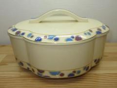 送料込【逢絢亭・新品】茶道具 食籠 喰篭 京焼 ツボツボの絵