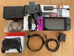 Nintendo Switch 本体(欠品無し)&純正プロコン&有線ポートセット