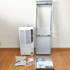 美品】KOZUMI コイズミ 窓用エアコン KAW-1612 テラス用窓パネル