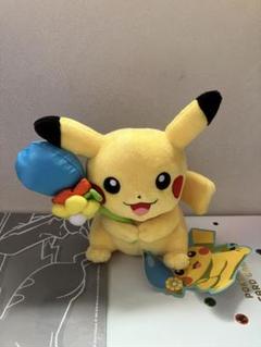 タグ付き美品　ぬいぐるみ　モモンのみだいすきピカチュウ　高さ約20cm ポケモン Mocchi-Mocchi- ぬいぐるみS ピカチュウ｜もっちぃもっ