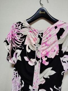 美品レオナールシルク100%2wayジャージーワンピース 美品レオナールシルク100%2wayジャージーワンピース