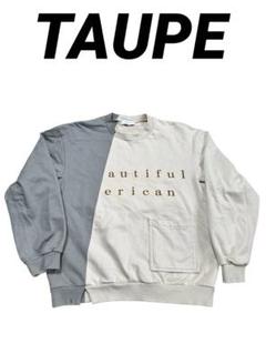 TAUPE スウェット　トレーナー　日本製　2サイズ　▽4