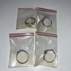 新品　フェリシモ　シルバー リング 4個セット