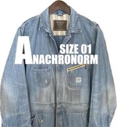anachronormアナクロノーム 加工つなぎオールインワン anachronormアナクロノーム 加工つなぎオールインワン