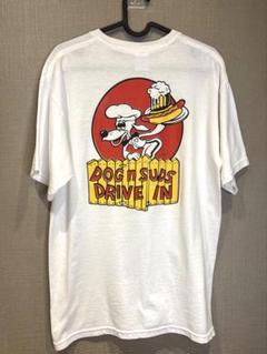 DOGS N SUDS DRIVE IN ホワイトロゴTシャツ ビンテージ