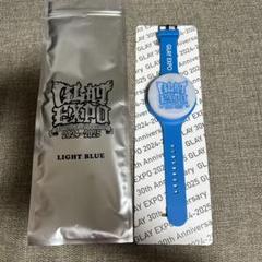 GLAY EXPO リストバンド　ライトブルー2つ　一回使用のみ GLAY EXPO リストバンドライトブルー2つ一回使用のみ