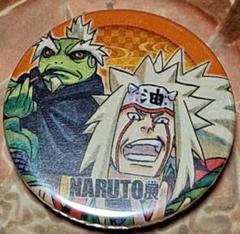 NARUTO 自来也 コレクション缶バッジ 黄金カード アートカード ダイソー NARUTO-ナルト-疾風伝_キャラでるアート 缶バッジ /01