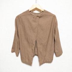 BLACK CRANE ブラッククレーンノーカラージャケット コットン