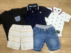 ベビー服セット 90cm ポロシャツ2枚とTシャツ　パンツ２点