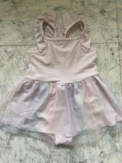 女の子水着 サイズ120 ラベンダー色