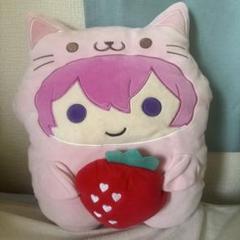 猫耳付きピンククッション