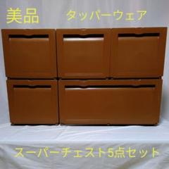 2022年最新】タッパーウェア スーパーチェストの検索結果 - メルカリ 愛用 モスプリン様専用 Tupperware 2段 スーパーチェスト タッパーウェア ケース/ボックス