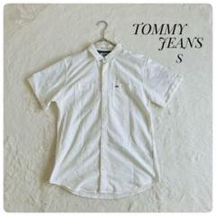 TOMMY JEANS✨トミージーンズ（S）トップス 半袖シャツ ホワイト