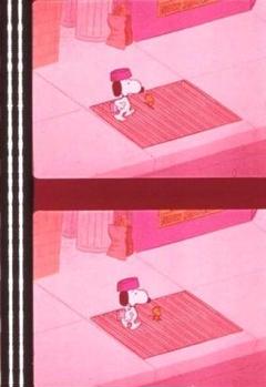 スヌーピーの大冒険 35mm映画フィルム 連続５コマ チャールズMシュルツ