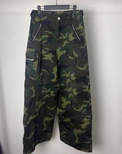 パンツ VETEMENTS TRANSFORMER CARGO PANTS VETEMENTS Green Transformer Camouflage Cargo Pants Vetements