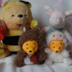Disney プーさんぬいぐるみ 3個セット