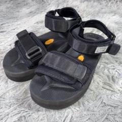SUICOKE スイコック　厚底サンダル　ビブラムソール　ブラック　23.0