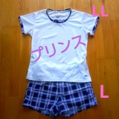 ホワイト Tシャツ チェック柄 ショーツ セットアップ