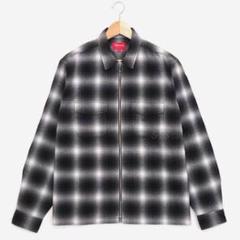 22aw Shadow Plaid Flannel Zip Up Shirt Lのサムネイル