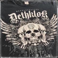 【T456】Dethklok 00s メタルバンド USA古着 半袖Tシャツ