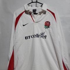 最高の品質 NIKE レア】90's～00's ナイキ XL イングランド ラガーシャツ ウェア