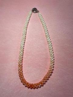珊瑚　ネックレス　留め具　珊瑚　和光　MO0149991 パンジー　赤白　サンゴ 珊瑚 ネックレス 留め具 珊瑚 和光 MO0149991 パンジー 赤白