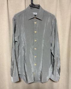 90s giorgio armani デカボタン レーヨンコットン シャツ