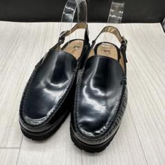 【未使用新品】PASCUCCI 黒 レザー ハラコ ローファー 36 1/2 セール 26%OFF】PASCUCCI コインローファー 4100 レザー ハラコ