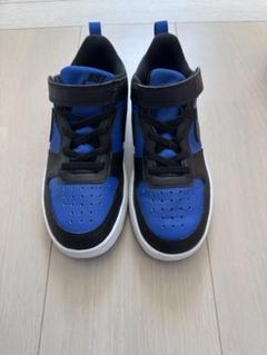 NIKE コートボローlow リクラフトPS BLUE/BLACK 20cm