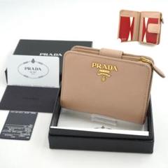 ✨新品未使用・箱保証書付き✨　PRADA ミニ財布　サフィアーノ　L字ファスナー
