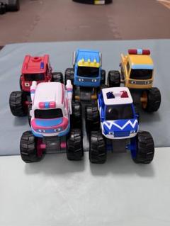 ベビーバス　モンスターカー　5台セット ごだいのモンスターカー | 赤ちゃんが喜ぶ歌 | 子供の歌 | 童謡