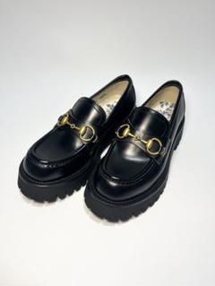 極美品 グッチ 37.5 ホースビット ローファー レザー 黒 ゴールド 2025年最新】GUCCI ビット ローファーの人気アイテム - メルカリ