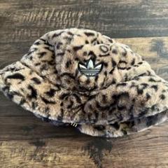 新品未使用！adidas ヒョウ柄 バケットハット Mサイズ