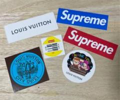レア❗️ ルイヴィトン & supreme シュプリーム ステッカー セット
