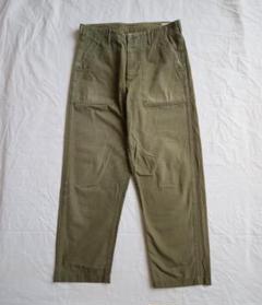 60s ベイカーパンツ ビンテージ カットオフ ショーツ サイズ30 レディース 古着 60s 米軍 US ARMY 初期 コットンサテン