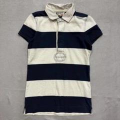 レア　ラルフローレン　ポロスポーツ　ラガーシャツ 90s POLO SPORTポロ スポーツ ラルフローレン ロゴ 染み込み