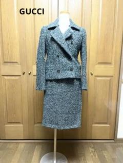 グッチ銀座店購入 定価40万円 スーツ セットアップ スカート 38
