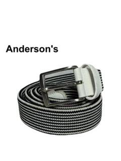 ★ITALY製★Anderson's★ベルト★キャンバス★レザー★120★のサムネイル
