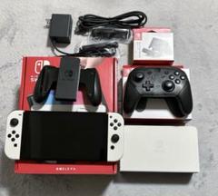 NintendoSwitch 有機EL ホワイト 純正プロコン 箱付