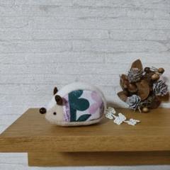 はりねずみ君ピンクッション⭐ミナペルホネン⭐handmade