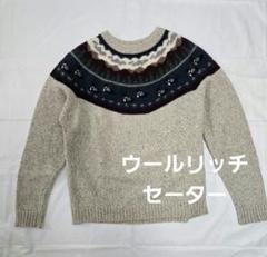 80s WOOLRICH ウールセーター カモ ヴィンテージ
