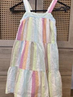 【新品未使用】ギャップ　カラフルなストライプ　ワンピース　100cm